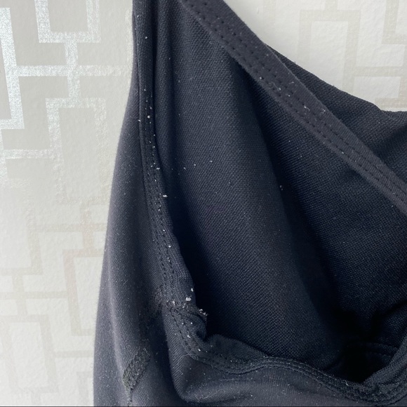 Karma brand Double Spaghetti Strap Tank Top-black - Picture 3 of 6